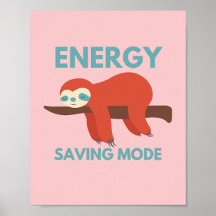 Energie Rett Mode Funny Poster