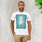 Energie Rettend Glühbirne Power Mens T - Shirt