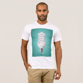 Energie Rettend Glühbirne Power Mens T - Shirt (Vorne ganz)