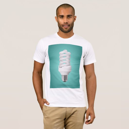 Energie Rettend Glühbirne Power Mens T - Shirt (Vorne ganz)
