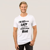 Energie Rettend Modus - Funny Lazy & Chill Mood De Tri-Blend Shirt (Vorderseite voll)