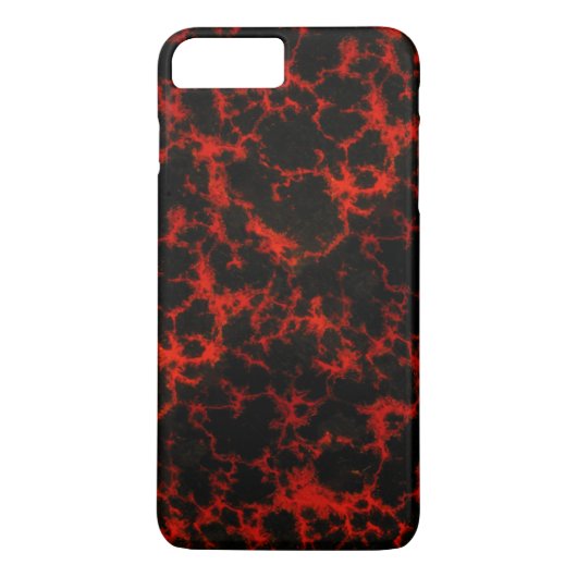 Energie-rote und schwarze Flammen Case-Mate iPhone Hülle (Rückseite)