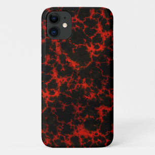 Energie-rote und schwarze Flammen iPhone 11 Hülle