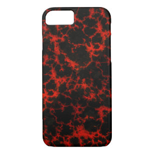 Energie-rote und schwarze Flammen Case-Mate iPhone Hülle