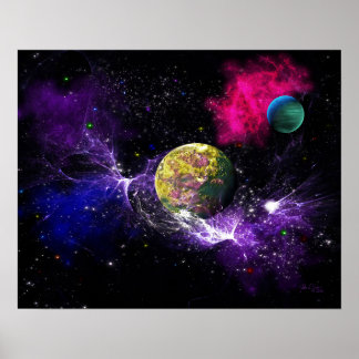 Energie-Sturm (20x16) Poster