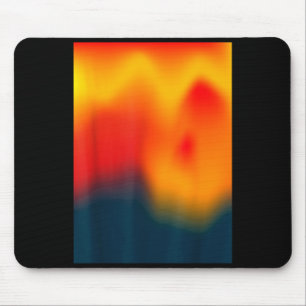 Energie thermische Infrarot-Wärmewelle farbenfroh  Mousepad