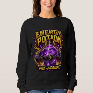 Energie-Trank Vor dem Training Gaming Fitness Graf Sweatshirt