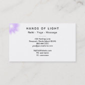 *~* Energie übergibt Reiki heilendes Licht Visitenkarte (Rückseite)