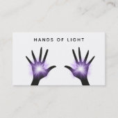 *~* Energie übergibt Reiki heilendes Licht Visitenkarte (Vorderseite)