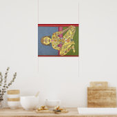 Energie-Yoga-Poster Poster (Küche)