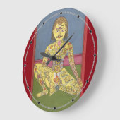 Energie-Yoga-Uhr Große Wanduhr (Winkel)