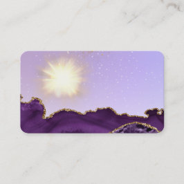 *~* Energieball Lila Leuchtfeuer Visitenkarte