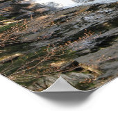 Energiebild Wasserfall Poster (Ecke)