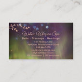 *~* Energieblöcher Northern Lights Willow Branch Visitenkarte (Rückseite)