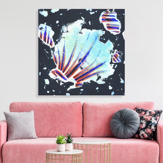 Energiecode 03E24 - Universelle Abstrakte Leinwand (Insitu (Wohnzimmer))