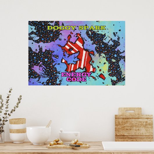 Energiecode - DOGGY SPARK - Poster (Küche)