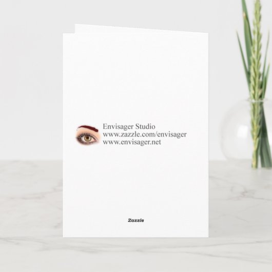 Energieeffiziente Geburtstagskarte Karte (Rückseite)