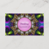 Energiefarben heilen neue Visitenkarte (Rückseite)