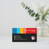 Energiefarbjugendlicher Gründer CEO Visitenkarte (Stehend Vorderseite)