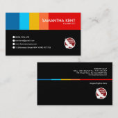 Energiefarbjugendlicher Gründer CEO Visitenkarte (Vorne/Hinten)