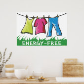Energiefrei Poster (Küche)