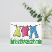Energiefrei Postkarte (Stehend Vorderseite)
