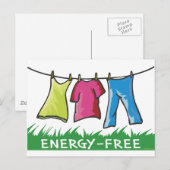 Energiefrei Postkarte (Vorne/Hinten)