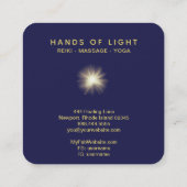 *~* Energiehandbücher.  Universelles kosmisches St Quadratische Visitenkarte (Rückseite)