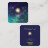 *~* Energiehandbücher.  Universelles kosmisches St Quadratische Visitenkarte (Vorne/Hinten)
