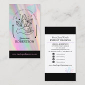 Energieheiler/ Intuitiv/ Reiki/ Kristallöster  Visitenkarte (Vorne/Hinten)
