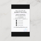 Energieheiler/ Intuitiv/ Reiki/ Kristallöster  Visitenkarte (Rückseite)
