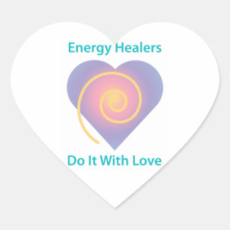 Energieheiler machen das mit Liebe-Aufkleber Herz-Aufkleber