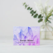 *~* Energieheiler Reiki Kristallalender Yoga Reiki Visitenkarte (Stehend Vorderseite)