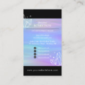 Energieheiler, Reiki, Tarot, Äsoterischer Kristall Visitenkarte (Rückseite)