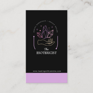Energieheiler, Reiki, Tarot, Esoterische Kristalle Visitenkarte