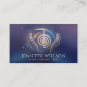 Energieheilung - Reiki Cho Ku Rei Power Symbol Visitenkarte (Vorderseite)