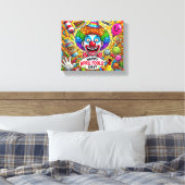 Energiekarte des Aprilscherzes Leinwanddruck (Insitu (Schlafzimmer))