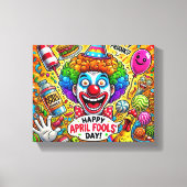 Energiekarte des Aprilscherzes Leinwanddruck (Vorderseite)