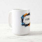 Energiekreis – Anpassbares Textdesign Kaffeetasse (Vorderseite Links)