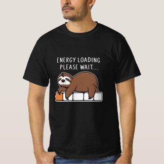 Energieladung Sloth T - Shirt für Aufschieber