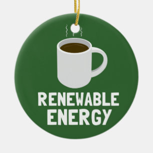Energien-Kaffeetasse Keramik Ornament