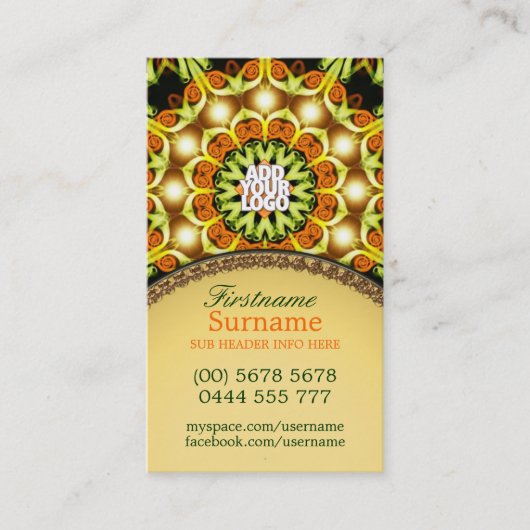 Energienutzungskarte für neues Zeitalter Visitenkarte (Vorderseite)