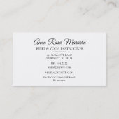 *~* Energiereserven Heilung Burst Glitzern Reiki Visitenkarte (Rückseite)