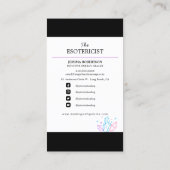 Energiereshaler/ Intuitiv/ Reiki/ Tarot/ Esoterie Visitenkarte (Rückseite)