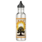 "Energieschoß" Edelstahlflasche (Links)