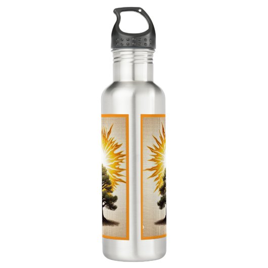 "Energieschoß" Edelstahlflasche (Rückseite)