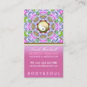 Energiesparkarte "Holistic Pink Sparkard" Visitenkarte (Vorderseite)