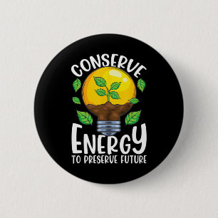 Energiesparlampen erhalten Grüne Umwelt Button