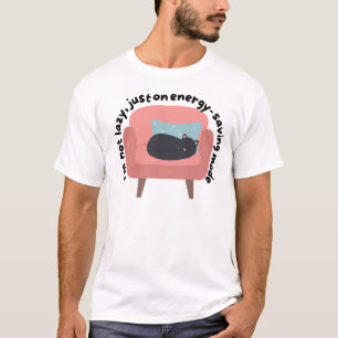 Energiesparmodus-Katze-Design - Gemütlich & Nachvo T-Shirt