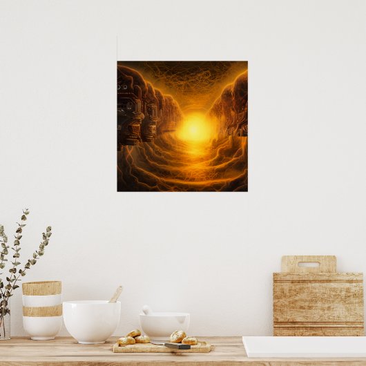 Energiespeicherung Poster (Küche)